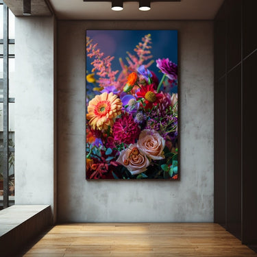 Large Canvas Flower Painting